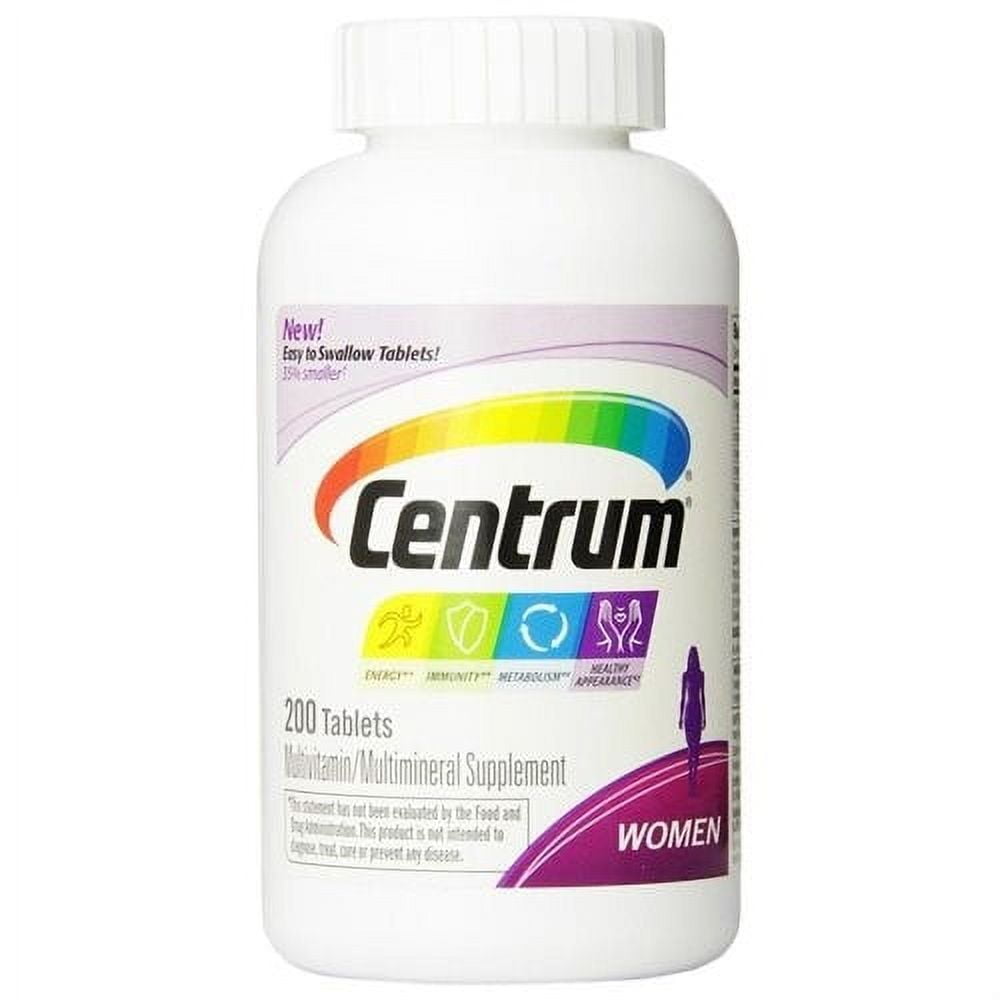 CENTRUM WOMEN 200 COUNT MULTIVITAMIN MULTIMINERAL VITAMIN D3 TABLET