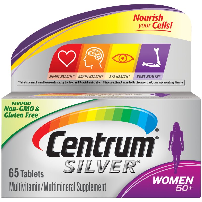 CENTRUM SILVER WOMEN OVER 50 MULTIVITAMINS MULTIMINERAL SUPPLEMENT 65 CT