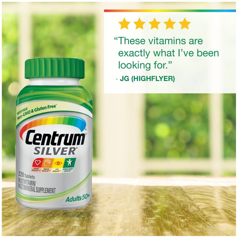 CENTRUM SILVER TABLETS FOR ADULTS 50 PLUS - 325 COUNT