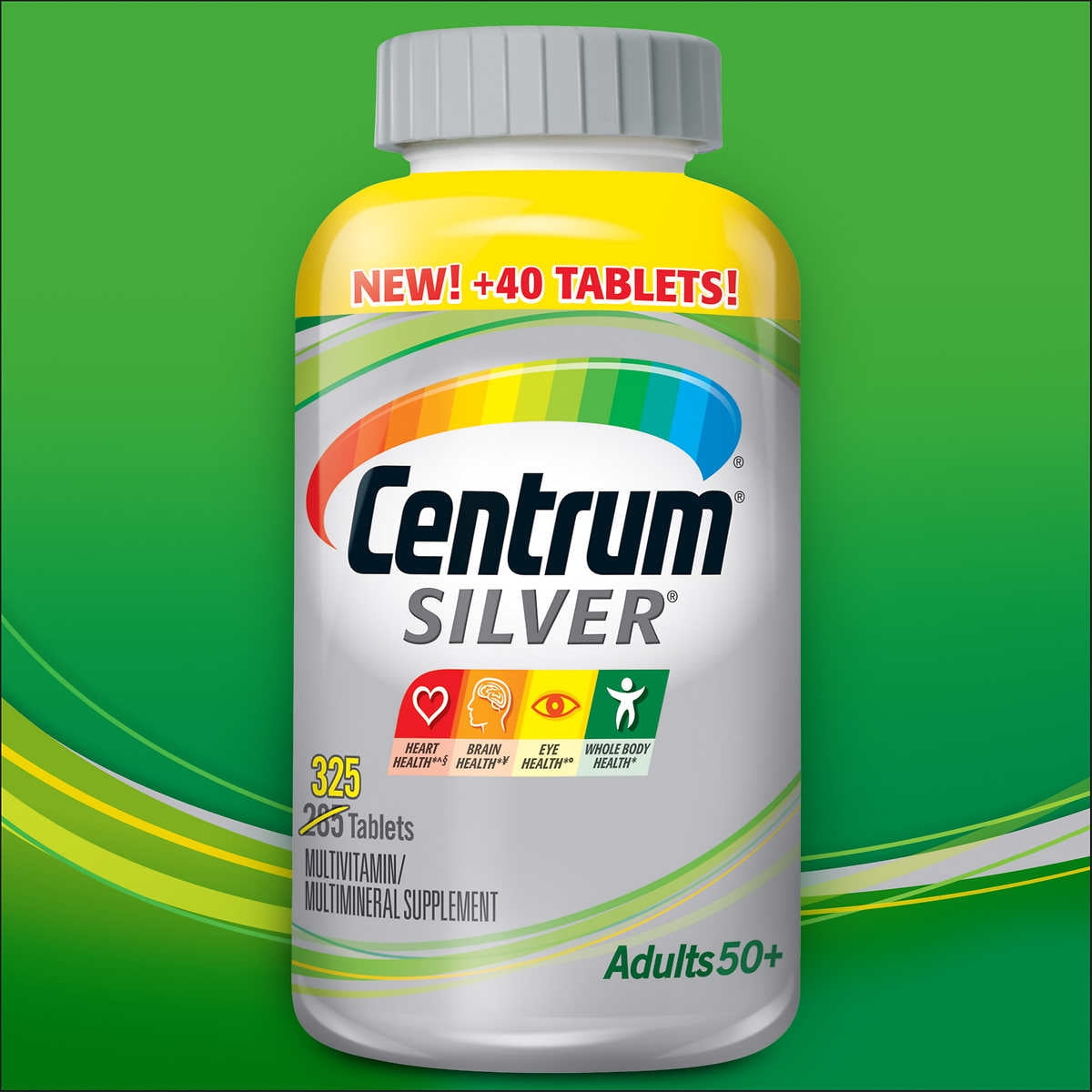 CENTRUM MULTIVITAMIN SUPPLEMENT FOR OVERALL HEALTH CELEBRITY ENDORSED