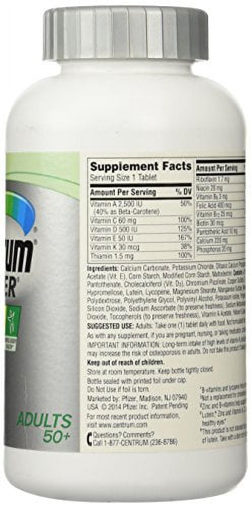CENTRUM MULTIVITAMIN SUPPLEMENT FOR OVERALL HEALTH CELEBRITY ENDORSED