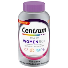 CENTRUM SILVER WOMEN OVER 50 MULTIVITAMIN MULTIMINERAL SUPPLEMENT 275 CT