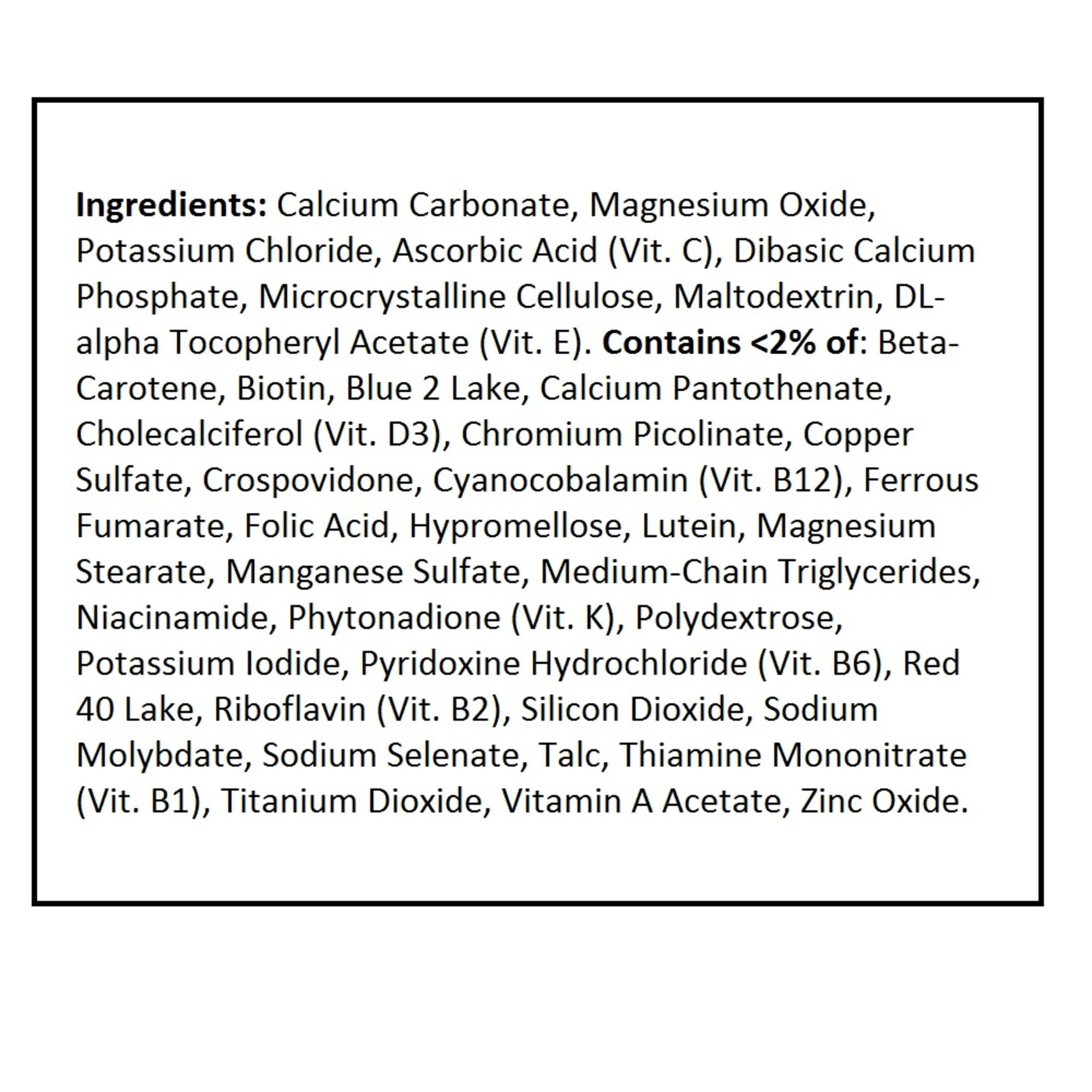 CENTRUM MINIS WOMEN 50 PLUS MULTIVITAMIN 160 COUNT TABLETS