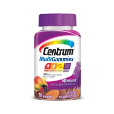 CENTRUM WOMEN'S GUMMIES WITH ASSORTED FRUIT FLAVOR 70 CT