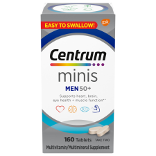 CENTRUM MINIS MEN 50 PLUS MULTIVITAMIN TABLETS 160 COUNT