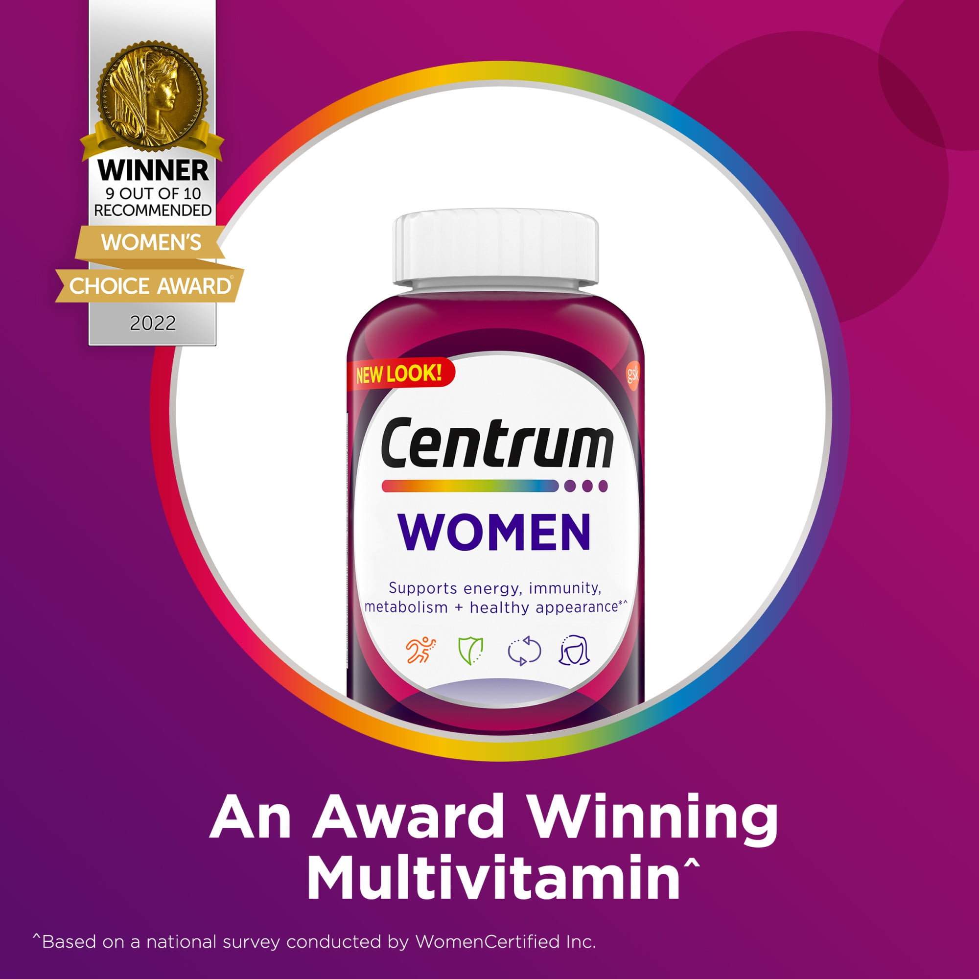 CENTRUM WOMEN'S MULTIVITAMIN 120 COUNT TABLET