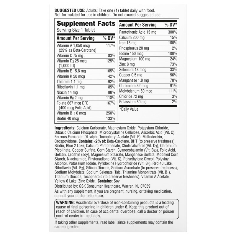 CENTRUM WOMEN'S MULTIVITAMIN 120 COUNT TABLET