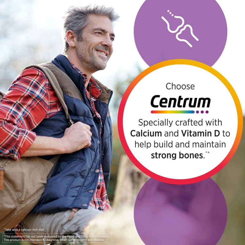 CENTRUM MEN'S MULTIVITAMIN MULTIMINERAL SUPPLEMENT 100 COUNT