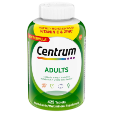 CENTRUM ADULTS MULTIVITAMIN 425 TABLETS - DAILY ESSENTIAL NUTRITION BOOST