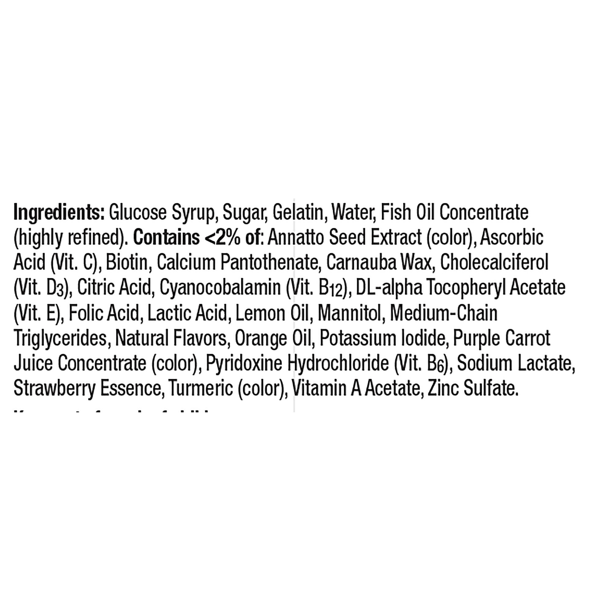 CENTRUM ADULT MULTIVITAMIN OMEGA 3 GUMMIES FRUIT FLAVORS 100 CT