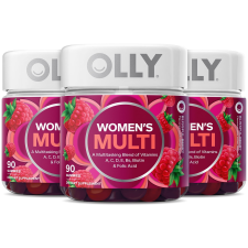 OLLY WOMEN DAILY MULTIVITAMIN GUMMY BERRY FLAVOR 3-PACK 90 CT