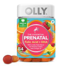 OLLY PRENATAL MULTIVITAMIN GUMMY WOMEN FOLIC ACID VITAMIN D OMEGA 3 DHA 84 CT