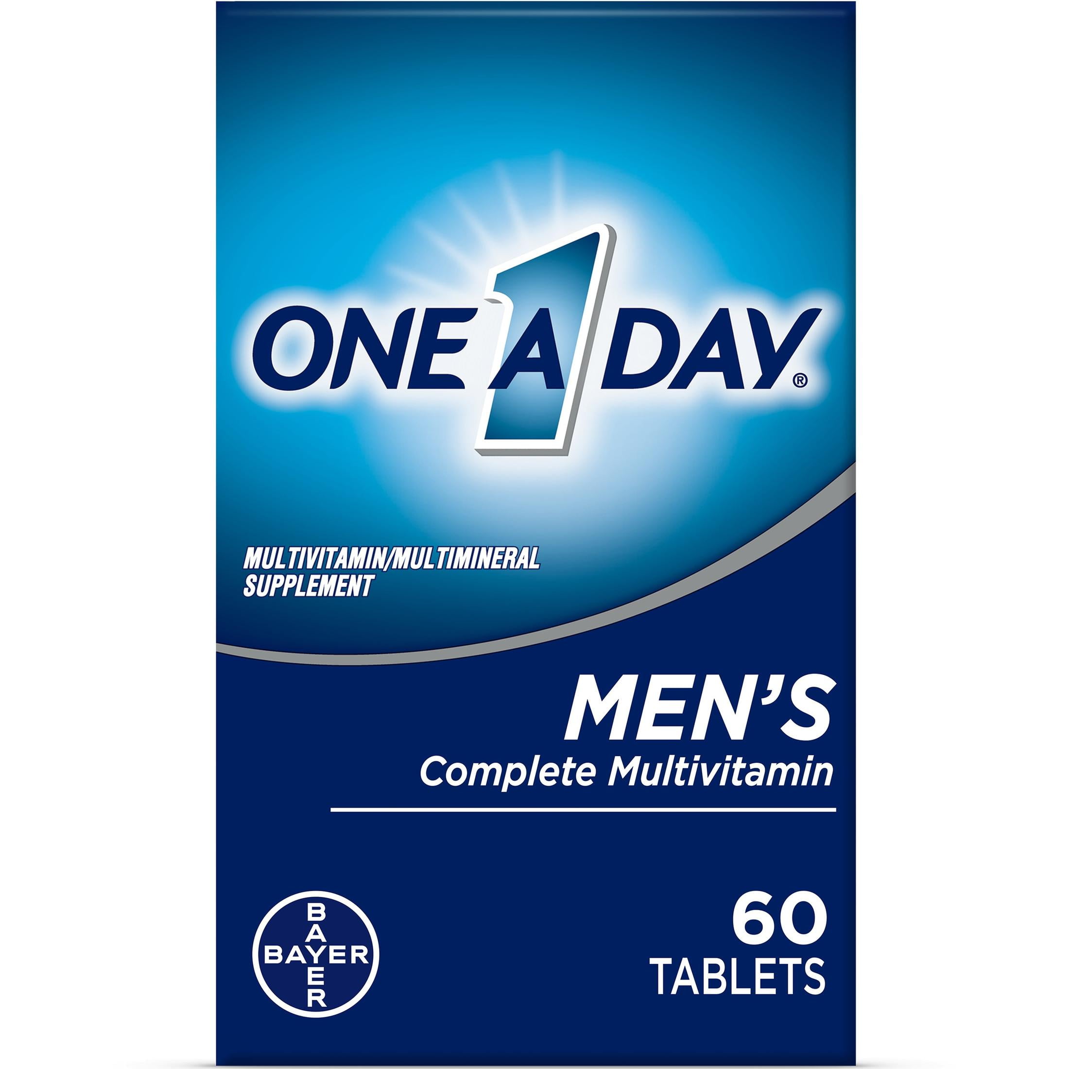 ONE A DAY MEN'S MULTIVITAMIN TABLETS 60 CT - MULTIVITAMINS FOR MEN