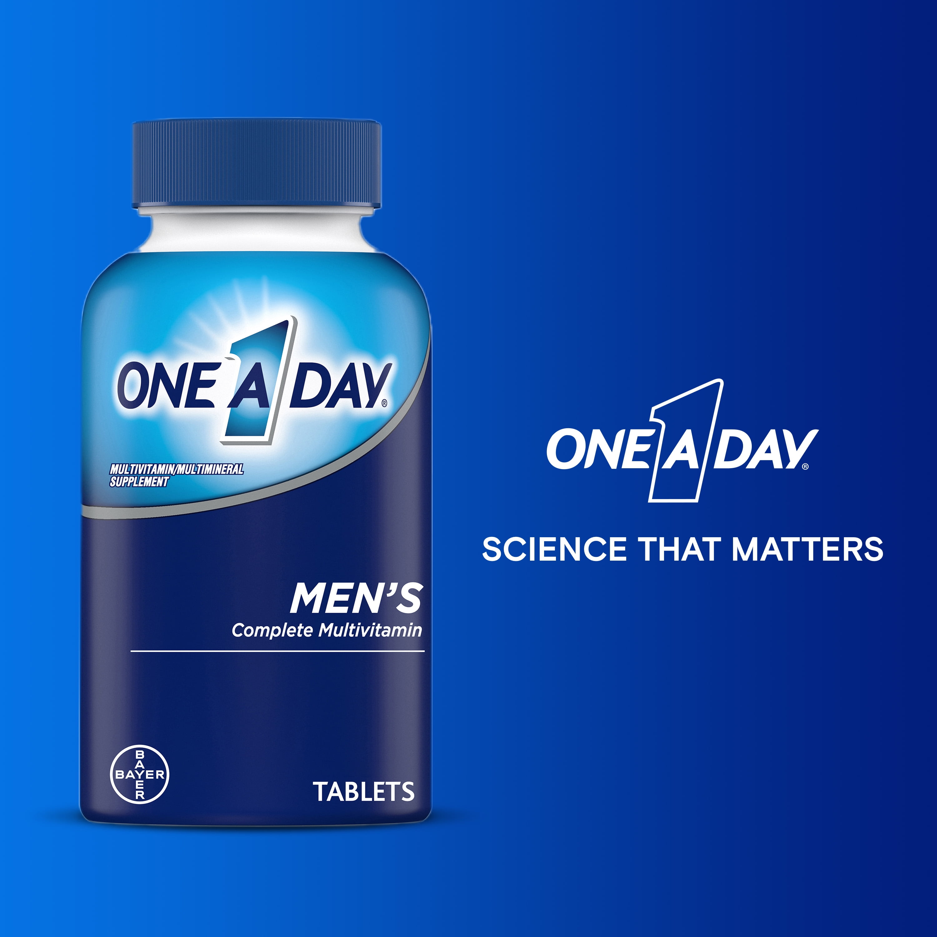 ONE A DAY MEN'S MULTIVITAMIN TABLETS 60 CT - MULTIVITAMINS FOR MEN