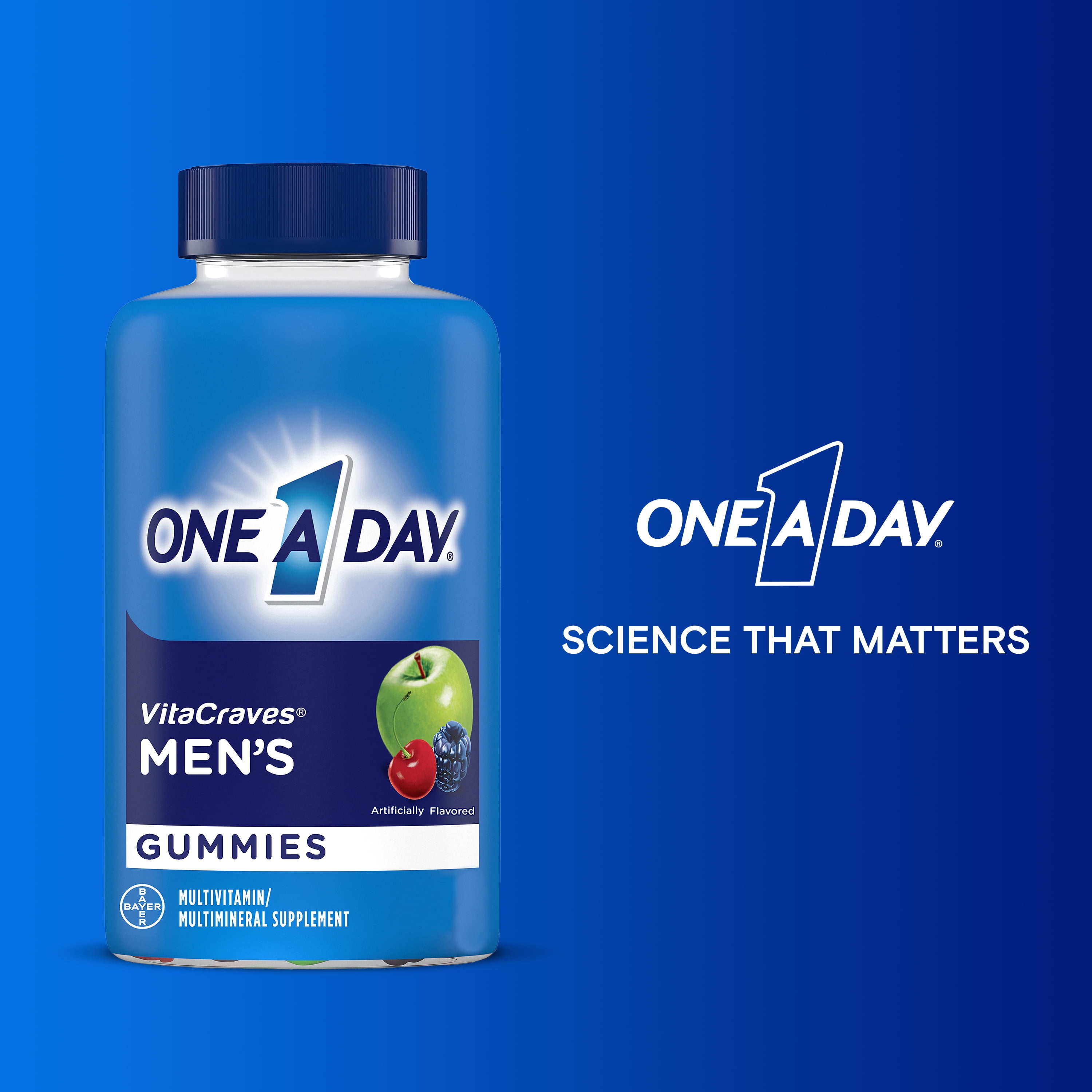 ONE A DAY MEN'S MULTIVITAMIN GUMMIES FOR MEN 80 COUNT