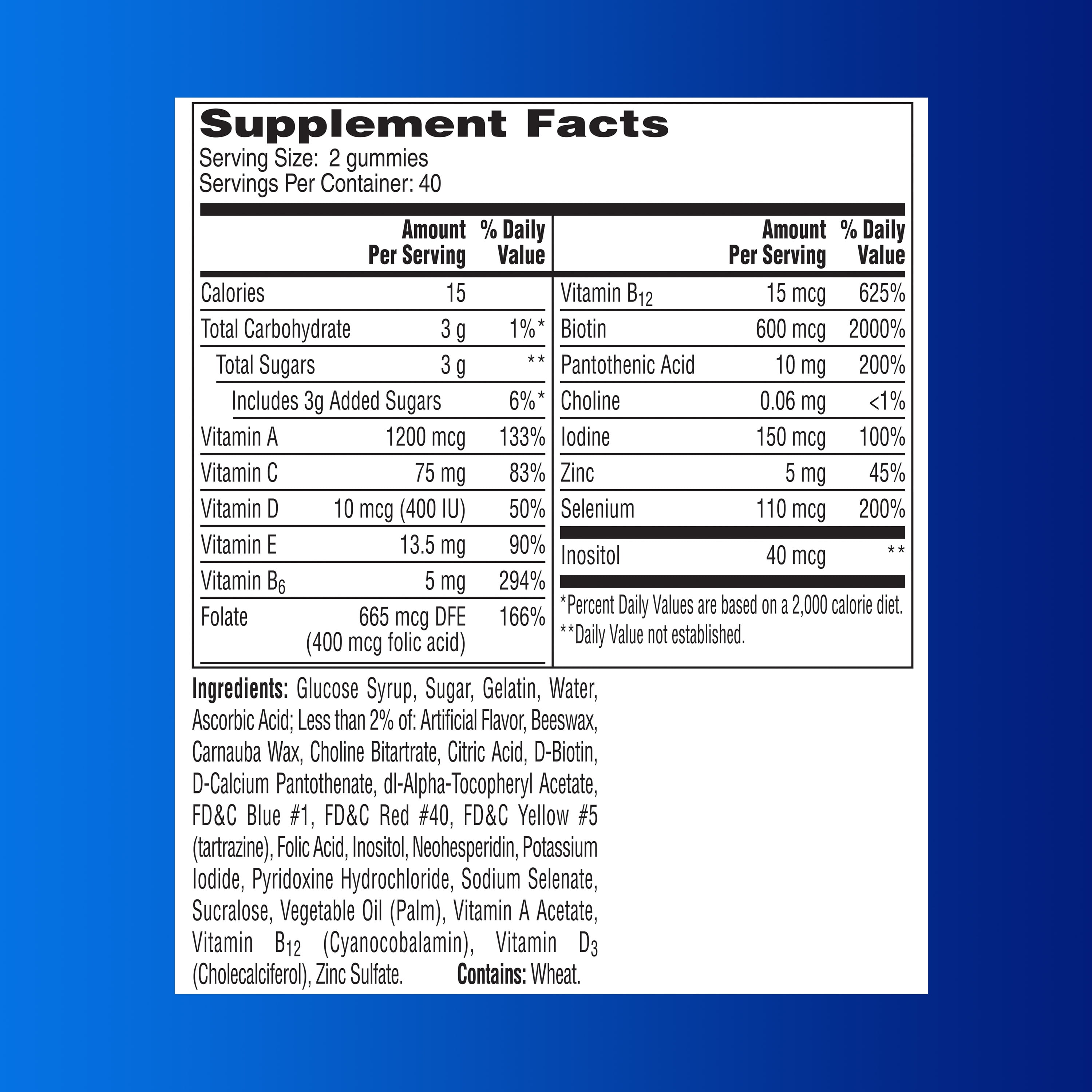 ONE A DAY MEN'S MULTIVITAMIN GUMMIES FOR MEN 80 COUNT