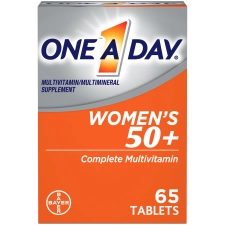 ONE A DAY WOMEN'S 50 PLUS MULTIVITAMIN TABLETS MULTIVITAMINS FOR WOMEN 65 COUNT
