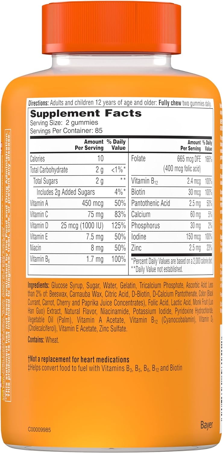 ONE A DAY WOMEN'S GUMMY MULTIVITAMIN 170 CT FOR WOMEN