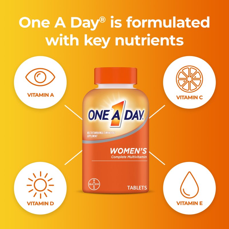 ONE A DAY WOMEN’S MULTIVITAMIN IMMUNE HEALTH SUPPORT 60CT FOR VITAMIN A C D E
