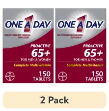 ONE A DAY PROACTIVE 65 PLUS MULTIVITAMIN TABLETS FOR MEN AND WOMEN 150CT PACK OF 2