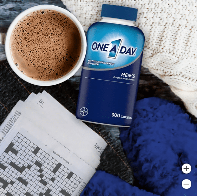 ONE A DAY MEN'S MULTIVITAMIN 300 TABLETS FOR DAILY NUTRITION BOOST