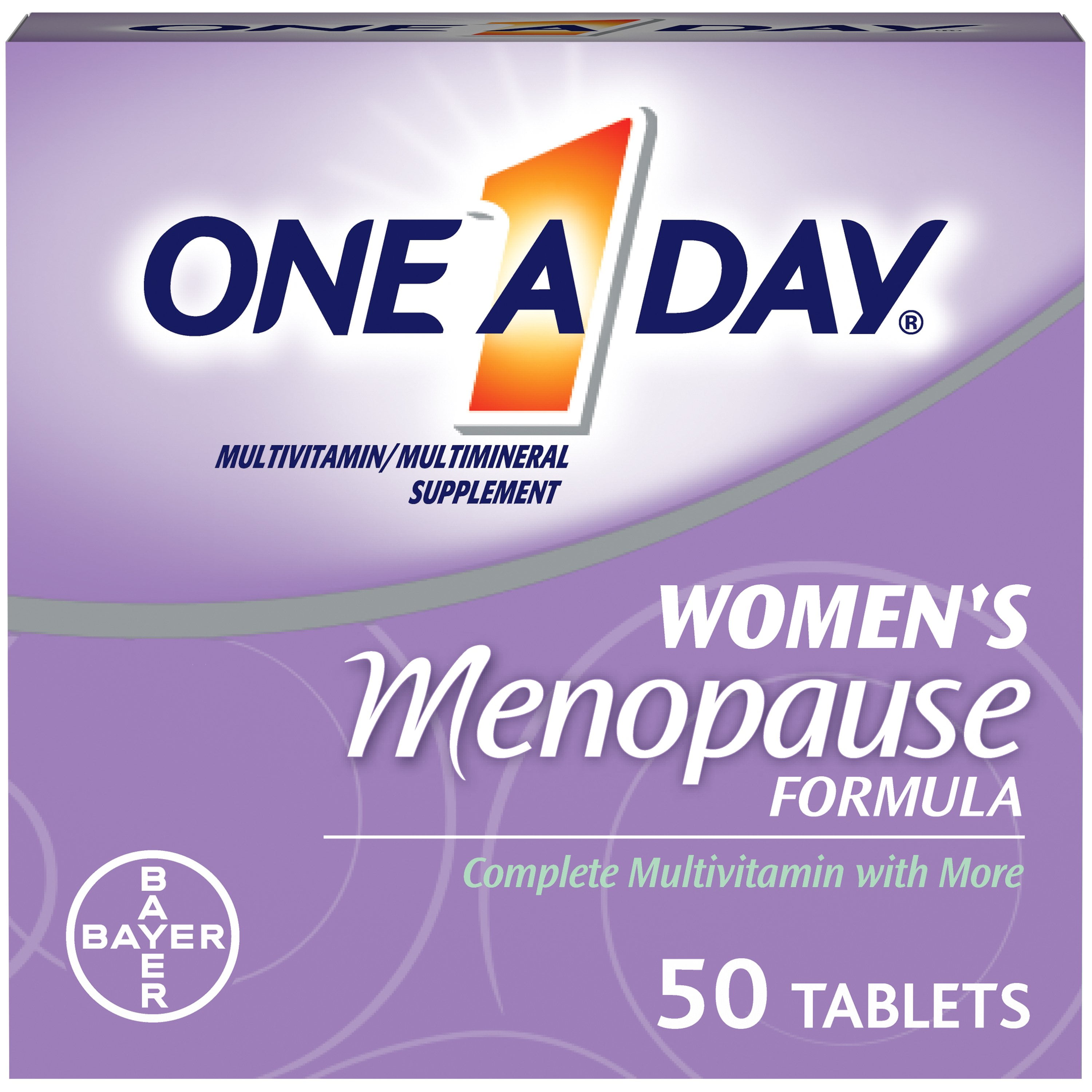 ONE A DAY WOMEN'S MENOPAUSE COMPLETE MULTIVITAMIN 50 TABS 6 PACK