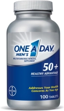 ONE A DAY MEN'S 50 PLUS HEALTHY ADVANTAGE MULTIVITAMINS 100 COUNT PACK OF 6