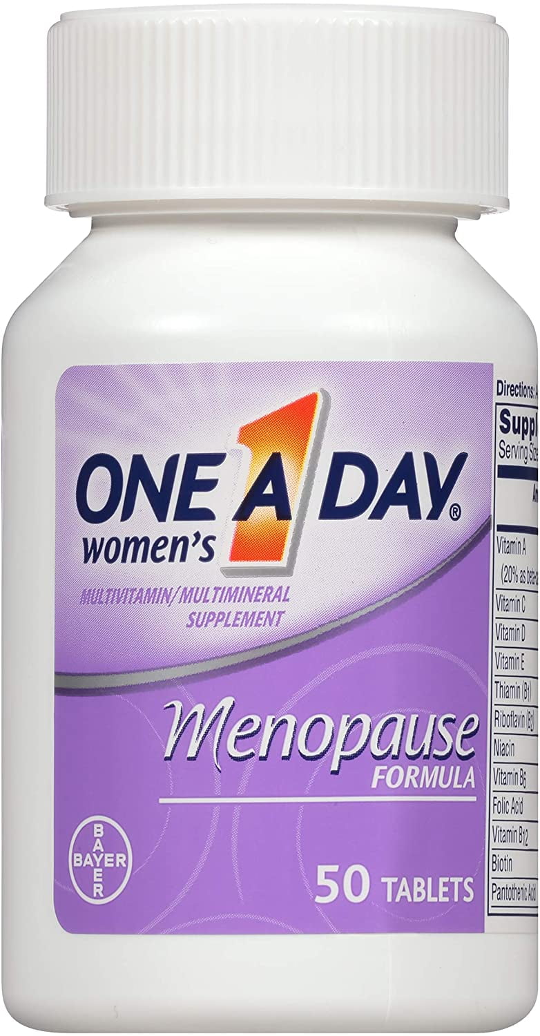 ONE A DAY MENOPAUSE WOMEN'S MULTIVITAMIN 50 TABLETS PACK OF 4
