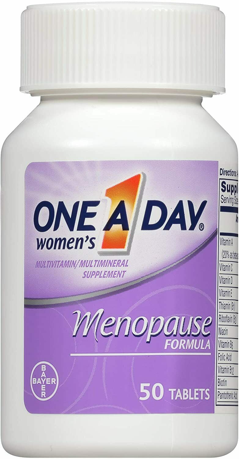 ONE A DAY MENOPAUSE WOMEN'S MULTIVITAMIN 50 TABLETS PACK OF 4