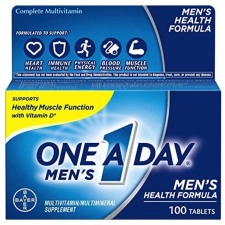 ONE A DAY MENS HEALTH FORMULA 100 COUNT PACK OF 6