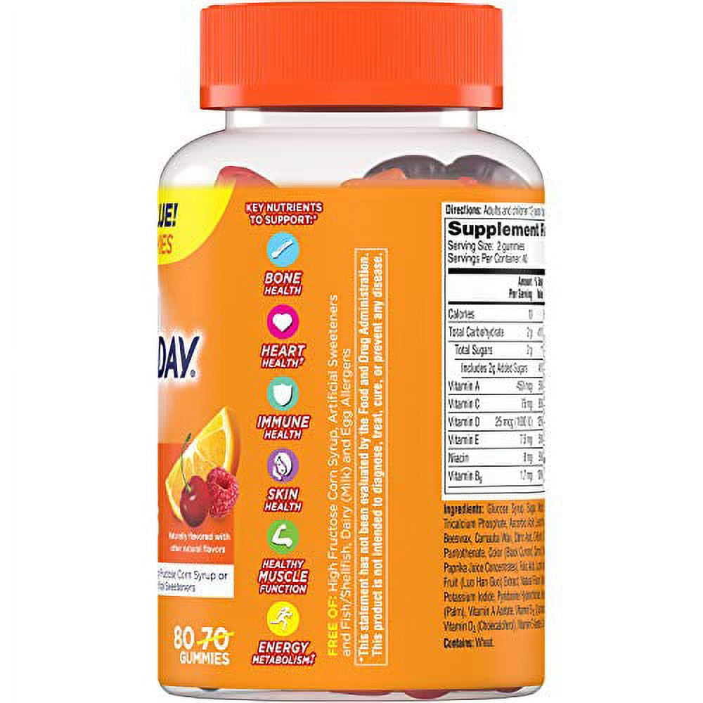 ONE A DAY WOMEN’S VITACRAVES MULTIVITAMIN GUMMIES 2 DOZEN 80CT PACK OF 6