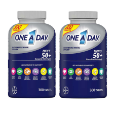 ONE A DAY MEN'S 50 PLUS HEALTHY ADVANTAGE MULTIVITAMIN 300 TABLETS 2 PACK