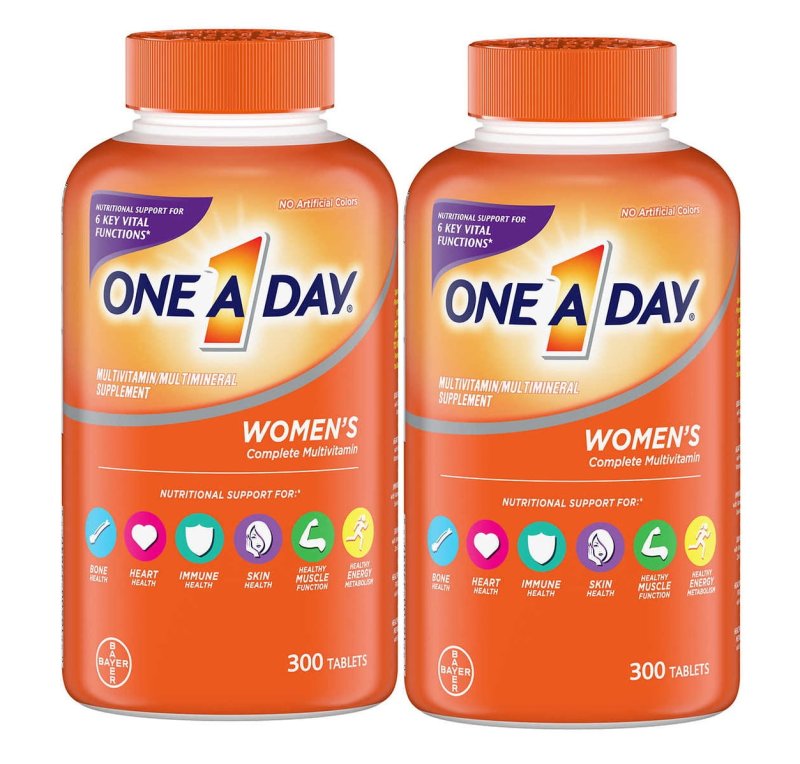 ONE A DAY WOMEN'S MULTIVITAMIN 300 TABLETS 2 PACK