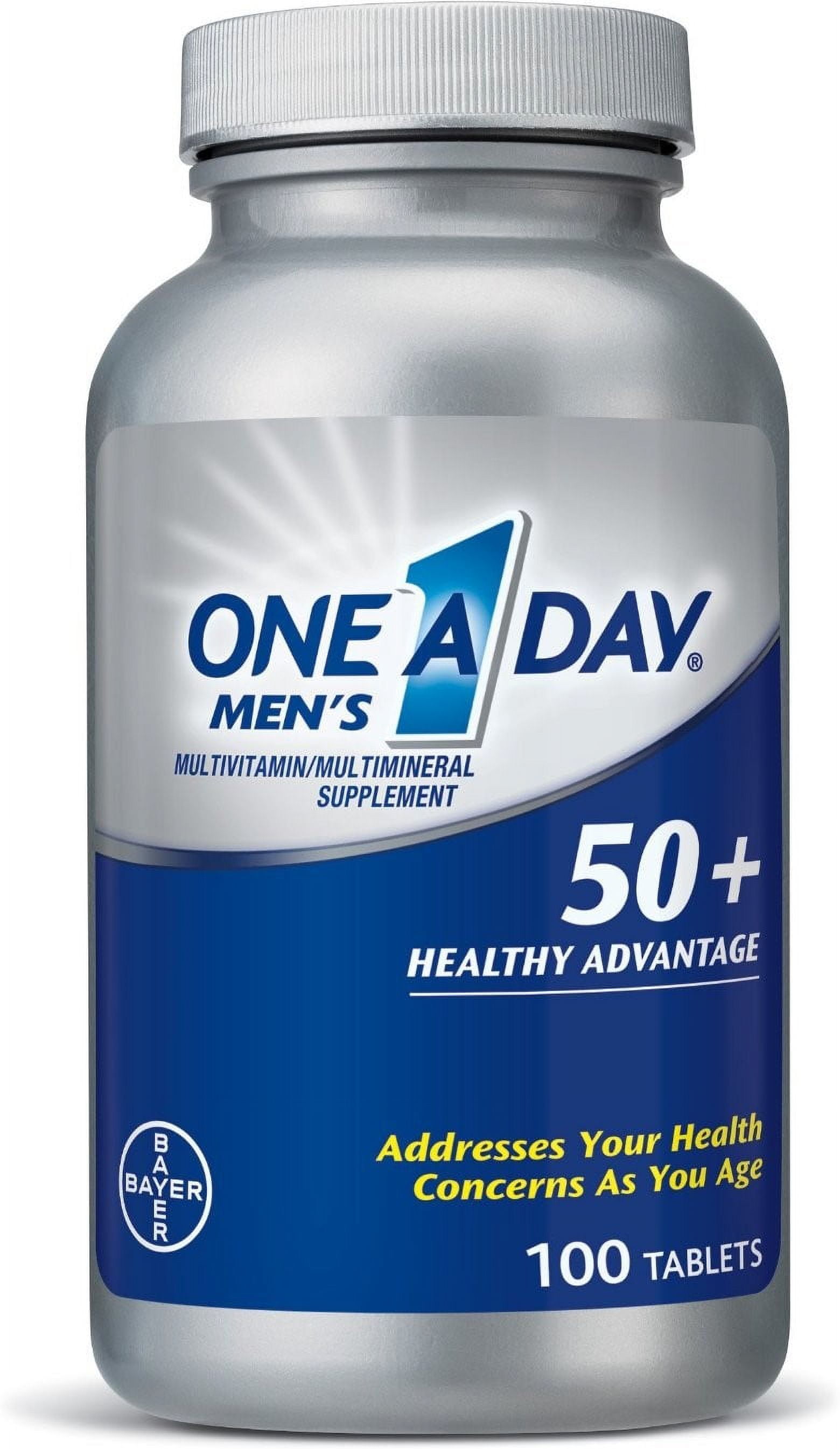 ONEADAY MENS 50 PLUS HEALTHY ADVANTAGE MULTIVITAMINS 100 EA PACK OF 3