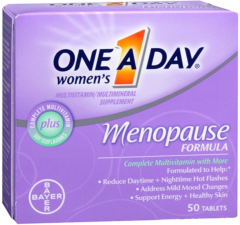 ONE-A-DAY MENOPAUSE COMPLETE WOMEN'S MULTIVITAMIN 50 TABLETS PACK OF 2
