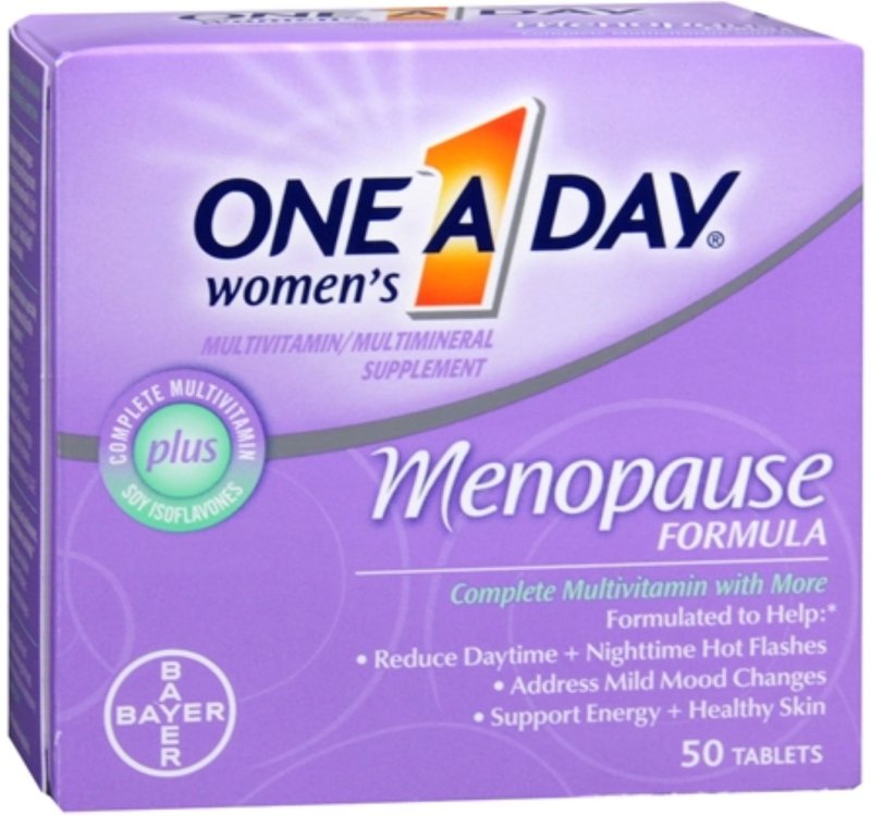 ONE-A-DAY MENOPAUSE COMPLETE WOMEN'S MULTIVITAMIN 50 TABLETS PACK OF 2