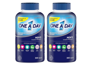 ONE A DAY MEN'S MULTIVITAMIN 300 TABLETS - 2 PACK