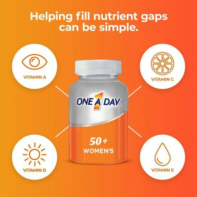 ONE A DAY WOMEN'S 50 PLUS HEALTHY MULTIVITAMINS 260 TABLETS