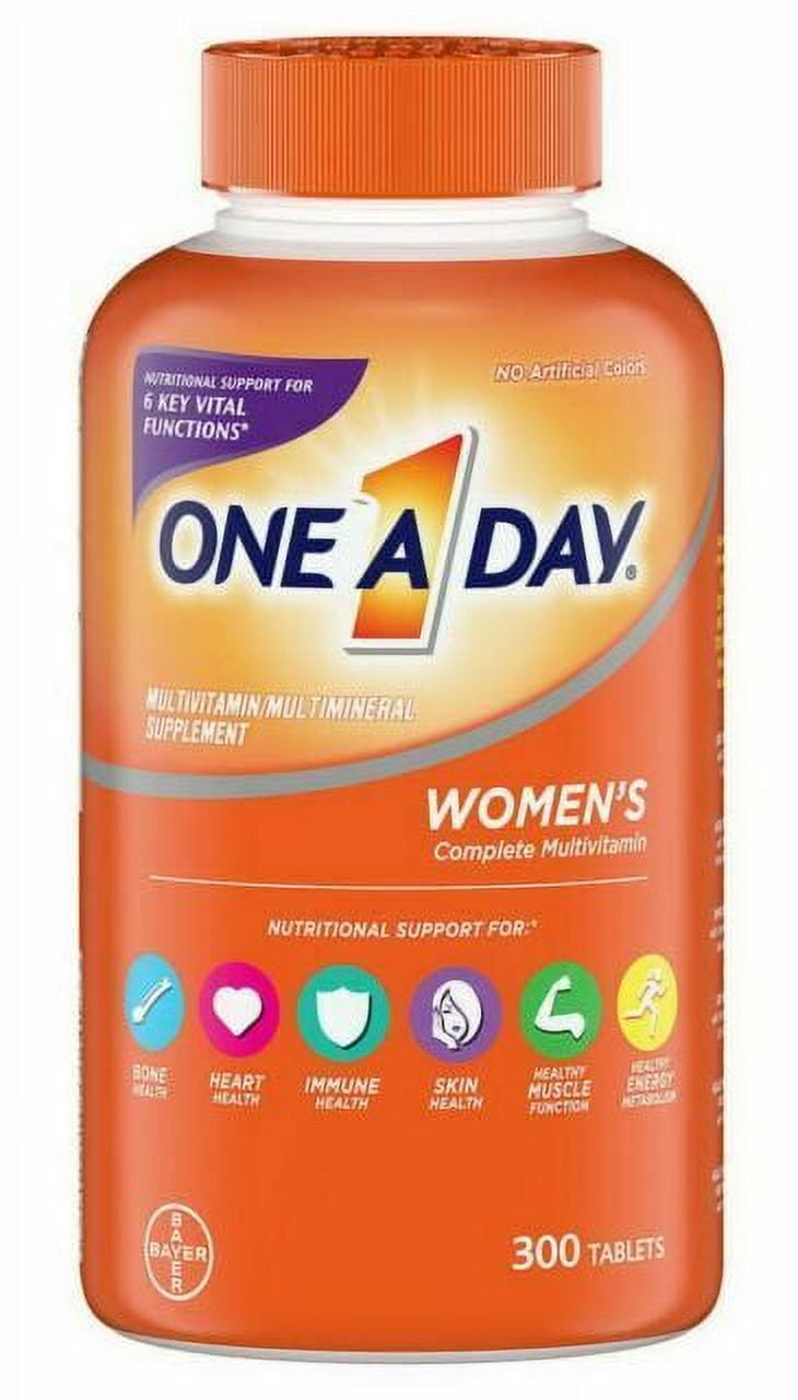 ONE A DAY WOMEN'S COMPLETE MULTIVITAMIN 300 TABLETS FOR HEALTHY LIVING