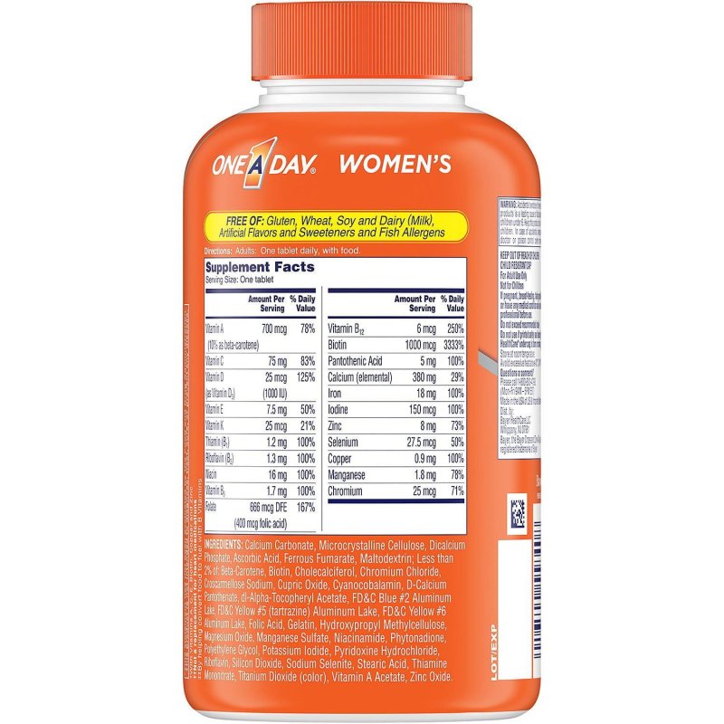 ONE A DAY WOMENS HEALTH MULTIVITAMIN 300 CT.