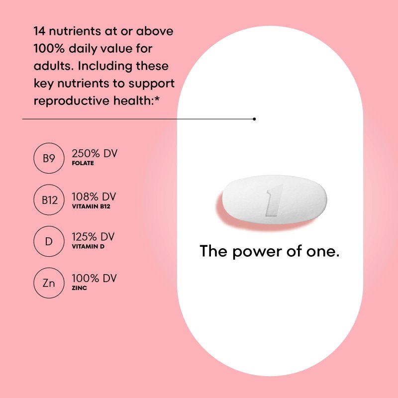 ONE A DAY PRENATAL MULTIVITAMIN FOR WOMEN WITH METHYLFOLATE & FOLIC ACID 60 TABLETS