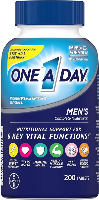 ONE A DAY MEN'S HEALTH FORMULA 60 CT PACK OF 3