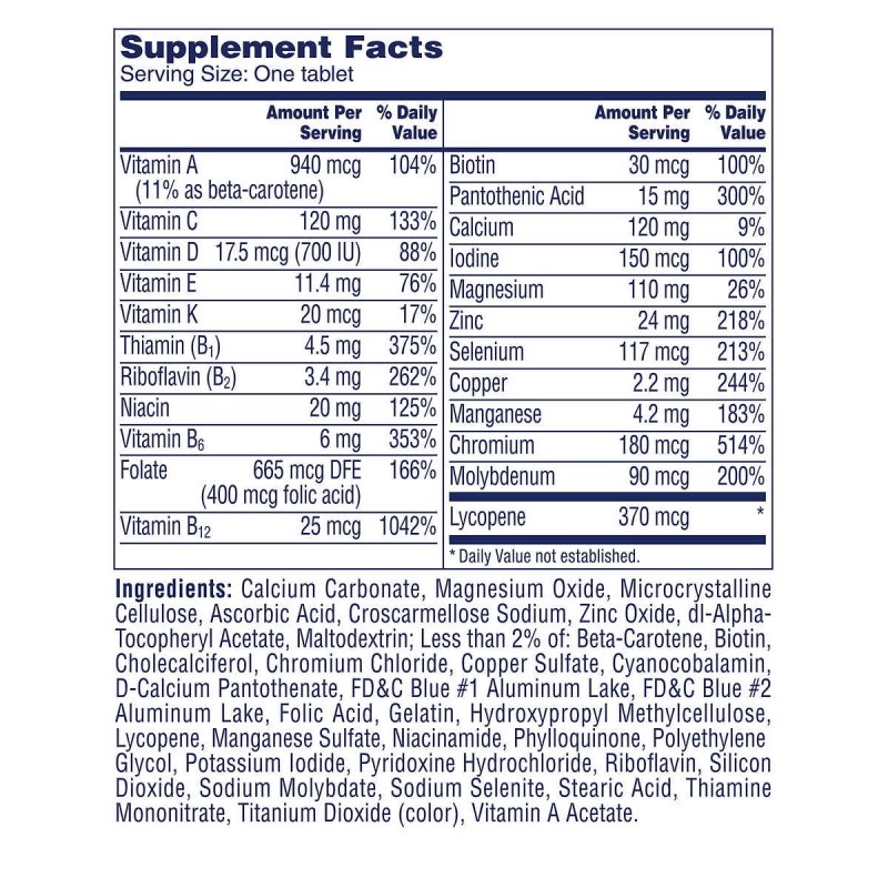 ONE A DAY MEN'S 50 PLUS HEALTHY ADVANTAGE MULTIVITAMIN 300 TABLETS