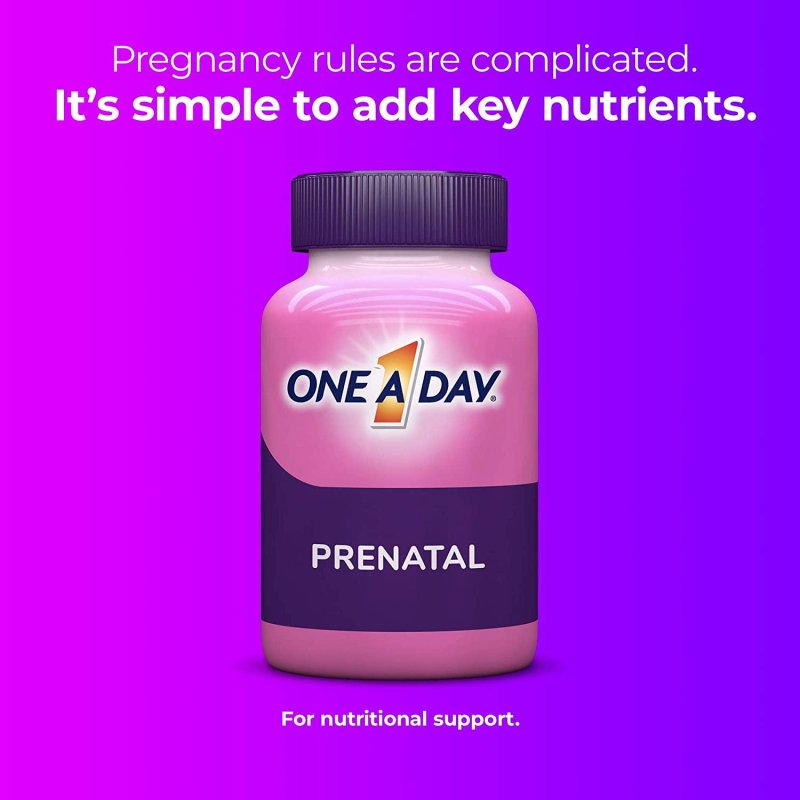 ONE A DAY PRENATAL 1 DHA FOLIC ACID SOFTGELS 30 EA PACK OF 2