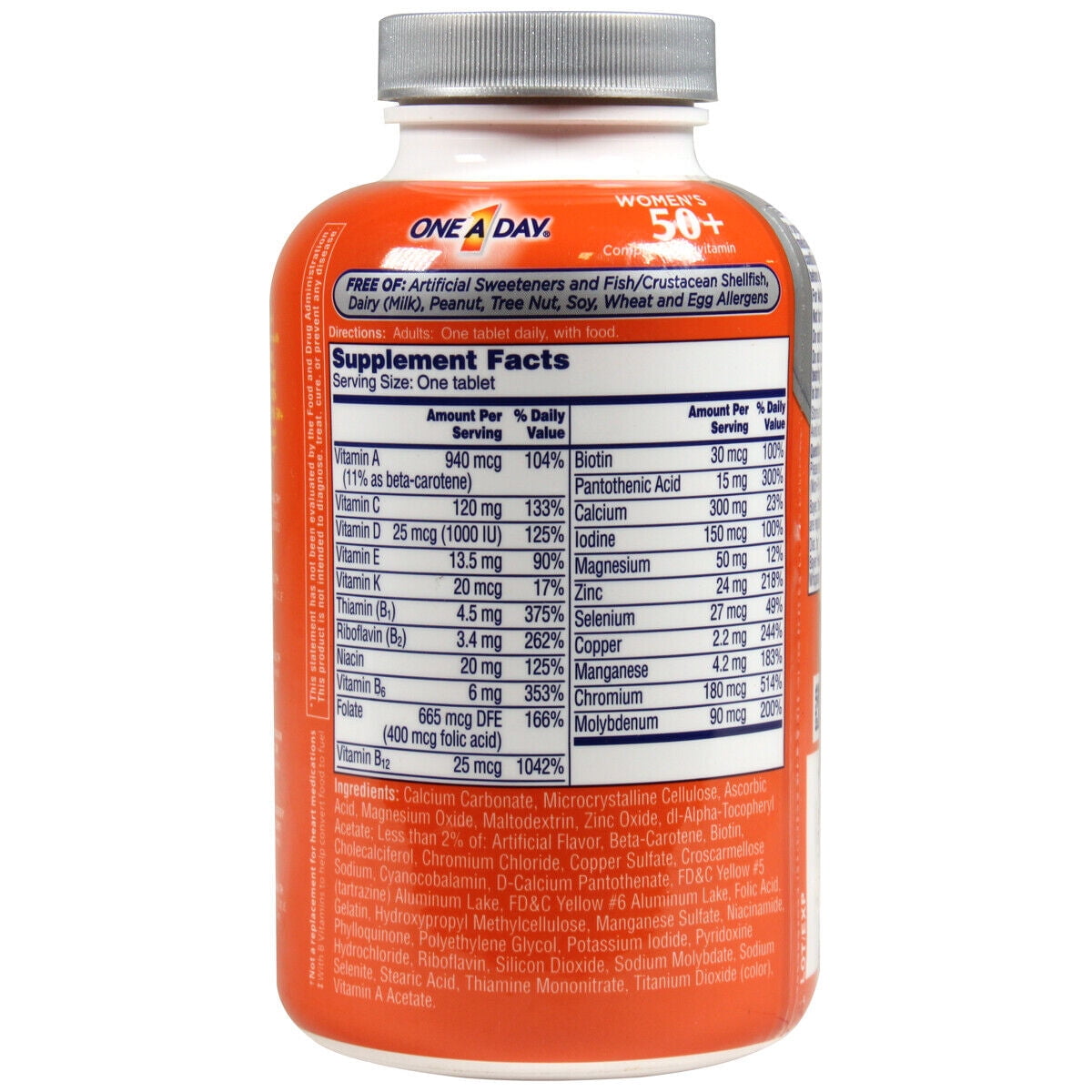 ONE A DAY WOMEN'S 50 PLUS HEALTHY ADVANTAGE MULTIVITAMIN MINERALS 300 TABLETS