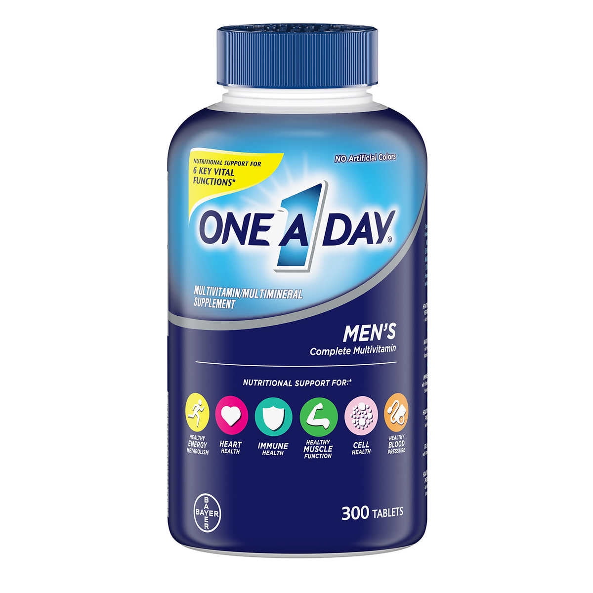 ONE A DAY MEN'S MULTIVITAMIN 300 TABLETS FOR MEN'S HEALTH AND WELLNESS