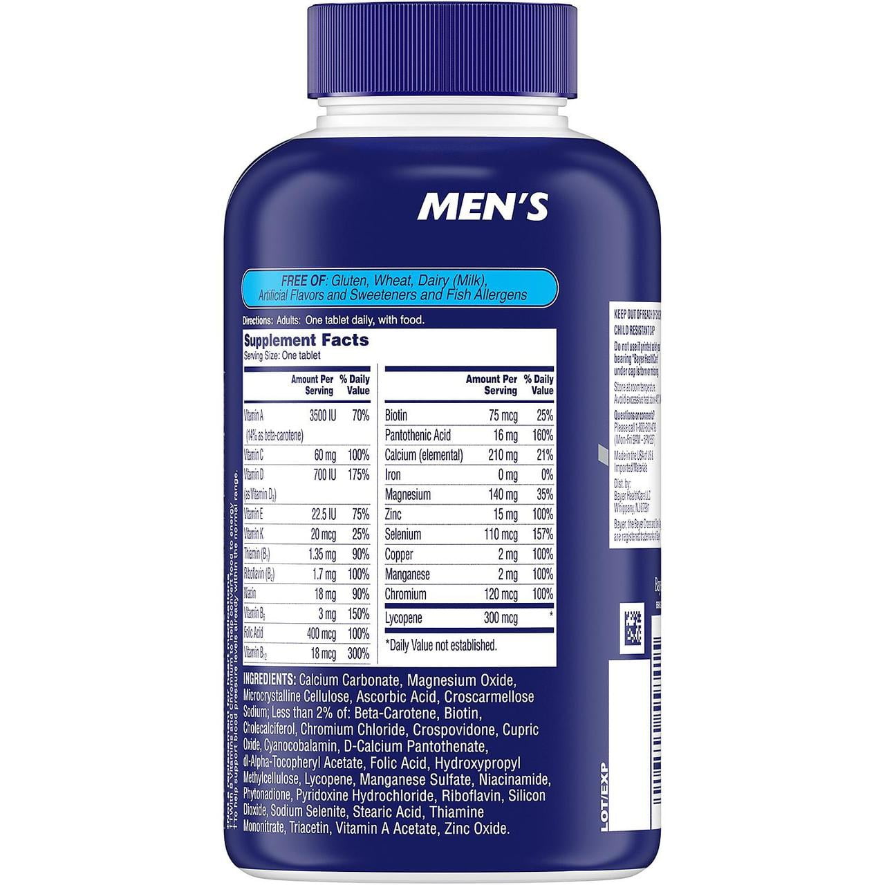ONE A DAY MEN'S HEALTH MULTIVITAMIN 300 COUNT