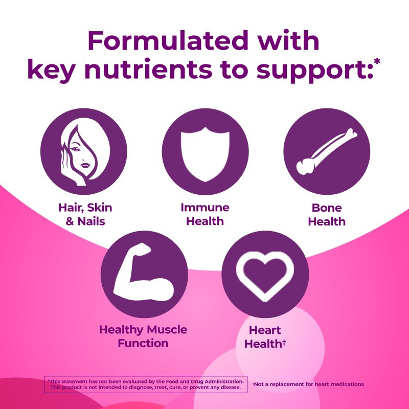 ONE A DAY MULTI+ HAIR SKIN NAILS SUPPORT GUMMY MULTIVITAMIN 2 PACK 120 COUNT