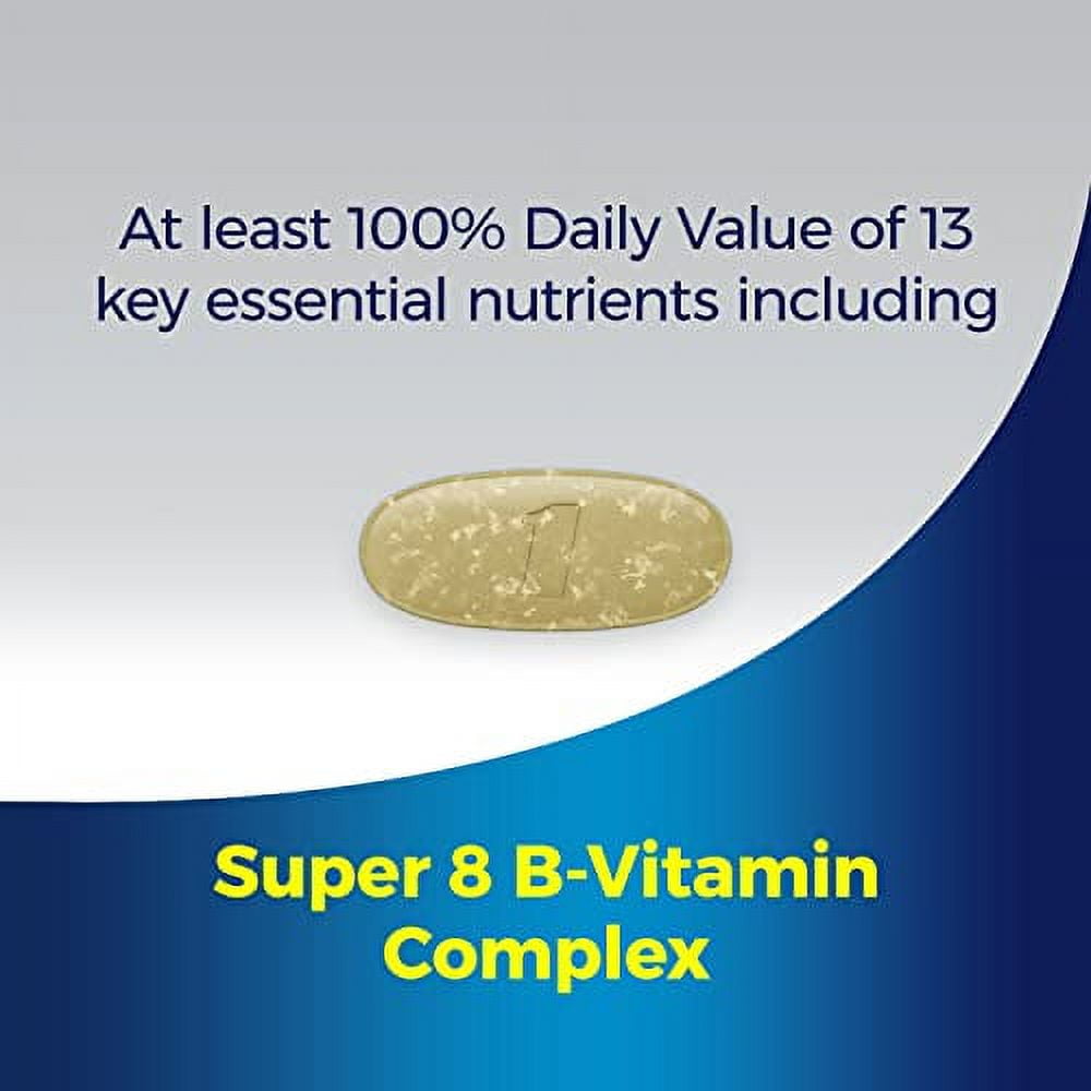 ONE A DAY  MEN'S COMPLETE MULTIVITAMIN - ADULT SUPPLEMENT WITH VITAMINS ACD, E, ZINC & B TO SUPPORT BRAIN FUNCTION, ENERGY - 120 COUNT - 4 MONTH SUPPLY