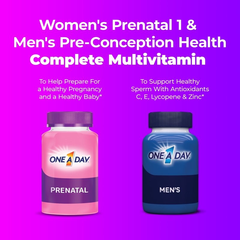 ONE A DAY PRE PREGNANCY PRENATAL MULTIVITAMIN 30+30 COUNT